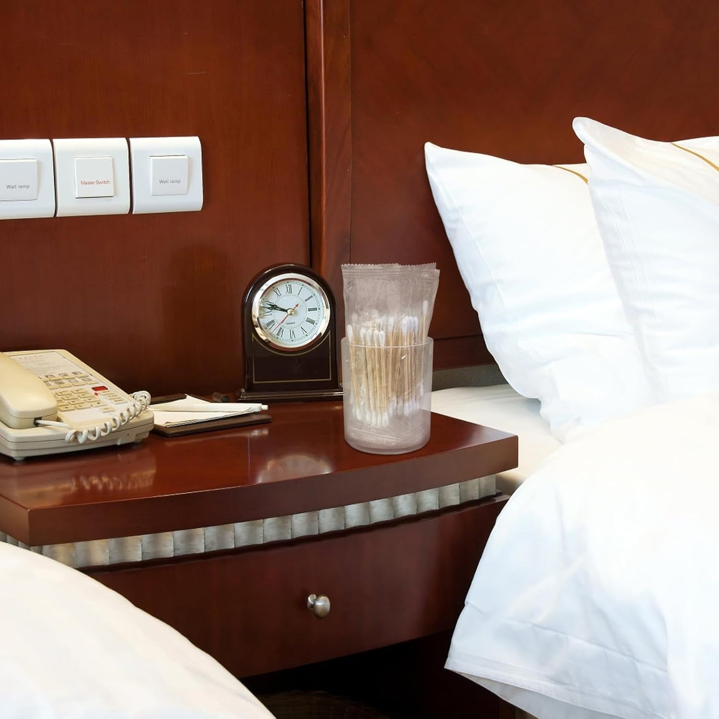 Eyxformula 1000 Count Individually Wrapped Cotton Swabs (200 Bags/5-count-pack) - Bulk Sterile Bamboo Sticks Travel Size Swabs for Ear Cleaning, Hygiene Care, First Aid & Makeup