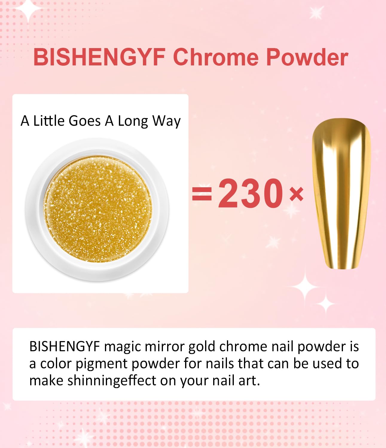 Gold Chrome Nail Powder BISHENGYF -【Magic Mirror Effect】 Pearl Chrome Nail Powder White Clear Aurora Mermaid Iridescent Nail Chrome Powder Pigment Glitter Dust for Manicure Decoation DIY