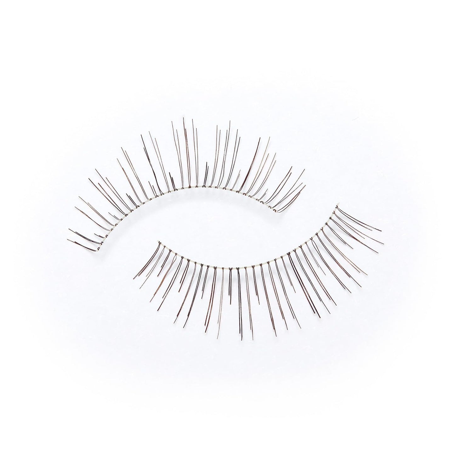 Eylure Naturals No. 020 Reusable Eyelashes, Adhesive Included, Black, 4 Pairs