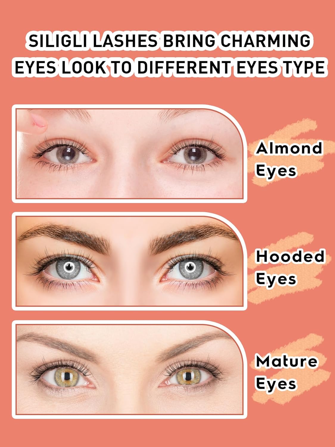 Eyelashes Wispy Natural Lashes 12mm Short Strip Lashes Thinner Band 3D Volume Fake Eyelashes Siligli Eyelashes C Curl False Lashes Pack 7 Pair