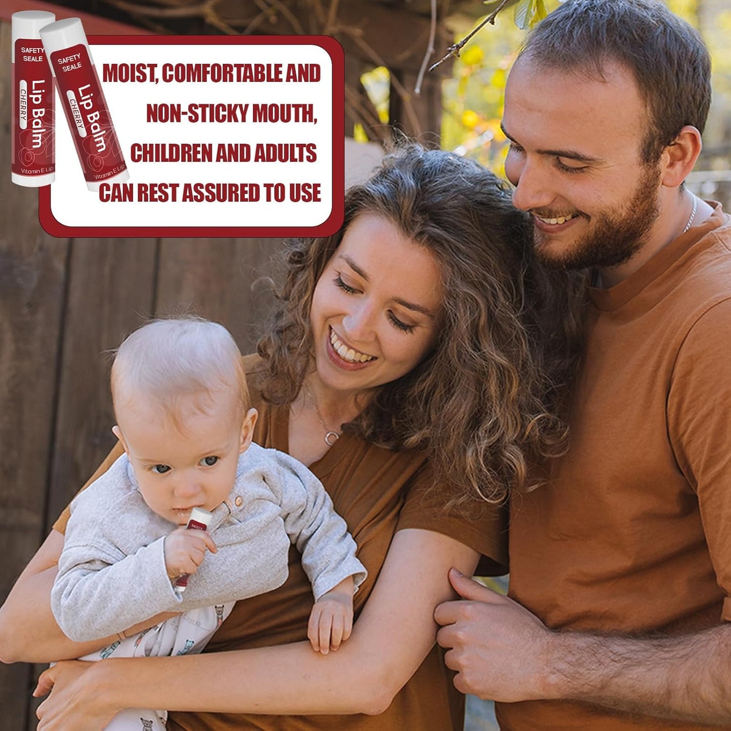 20 Pack Natural Lip Balm Bulk with Vitamin E and Coconut Oil Valentine's Day best choice - Moisturizing, Soothing, and Repairing Dry and Chapped Lips Valentine's Gift - 10 Flavors - Non-GMO