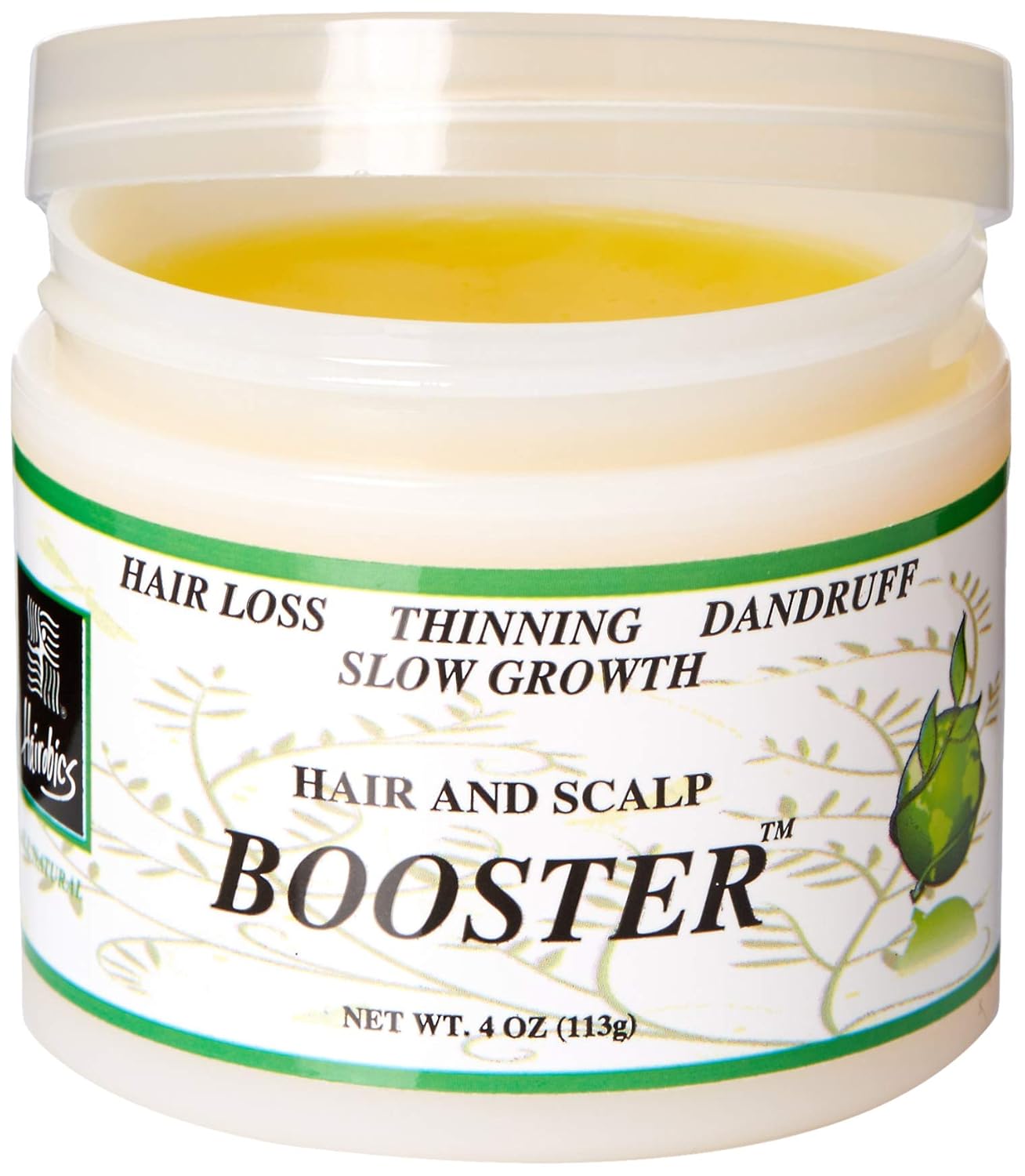 Hairobics Hair Booster for Slow Growth, Thinning Hair, Dandruff, Itchy and Dry Scalp - 4oz