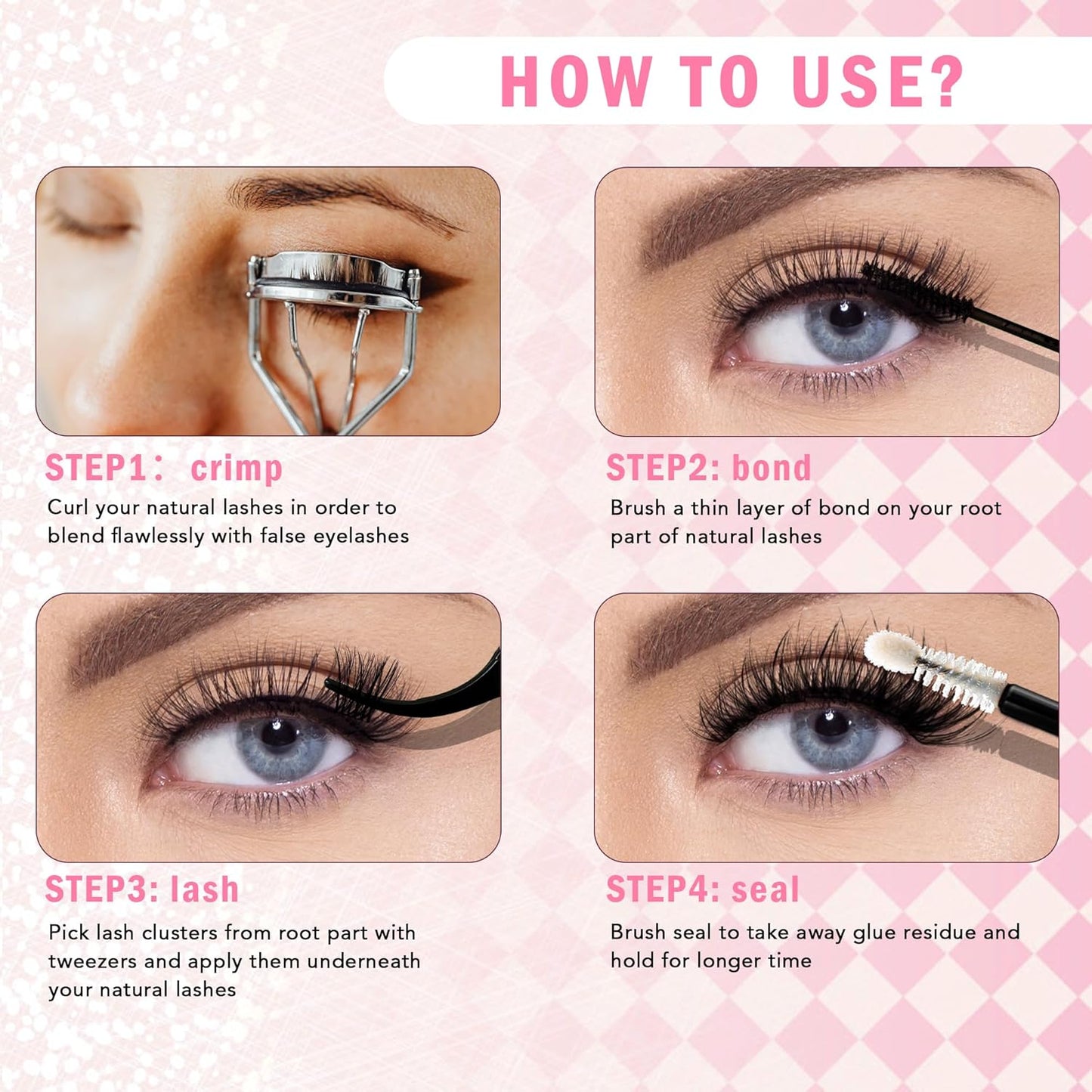 GAQQI Lash Clusters 320Pcs Individual Lashes 50D Mixed 9-16mm Eyelash Clusters C Curl Lash Clusters Look Like Mink Eyelash Extensions Thin Band Soft to Use Self Application(50D-CMIX)