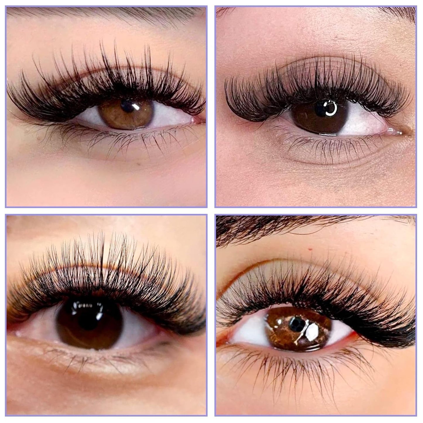 Easy Fan Volume for Lash Artists: Wendy, Handmade Fans for Eyelash Extensions, Self Fanning, Blooming, B-KH, Black, D-0.07-14-20