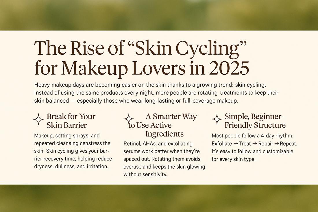 🌸 The Rise of “Skin Cycling” for Makeup Lovers in 2025