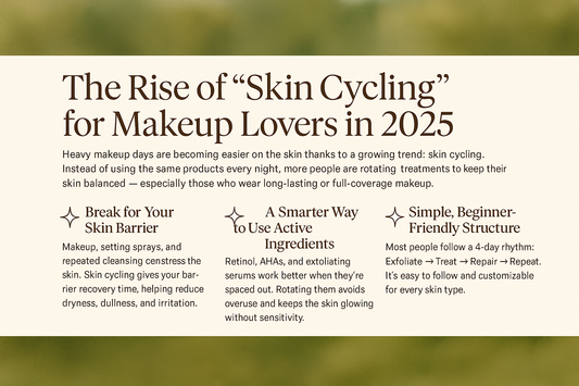 🌸 The Rise of “Skin Cycling” for Makeup Lovers in 2025