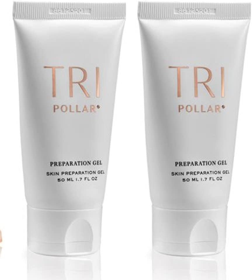 TriPollar STOP Preparation Gel 50ml (X2) - High Radio Frequency Skin Tightening Facial Machine Gel - Professional Home RF Anti-Aging Formula - Compatible STOP Devices - FDA Cleared