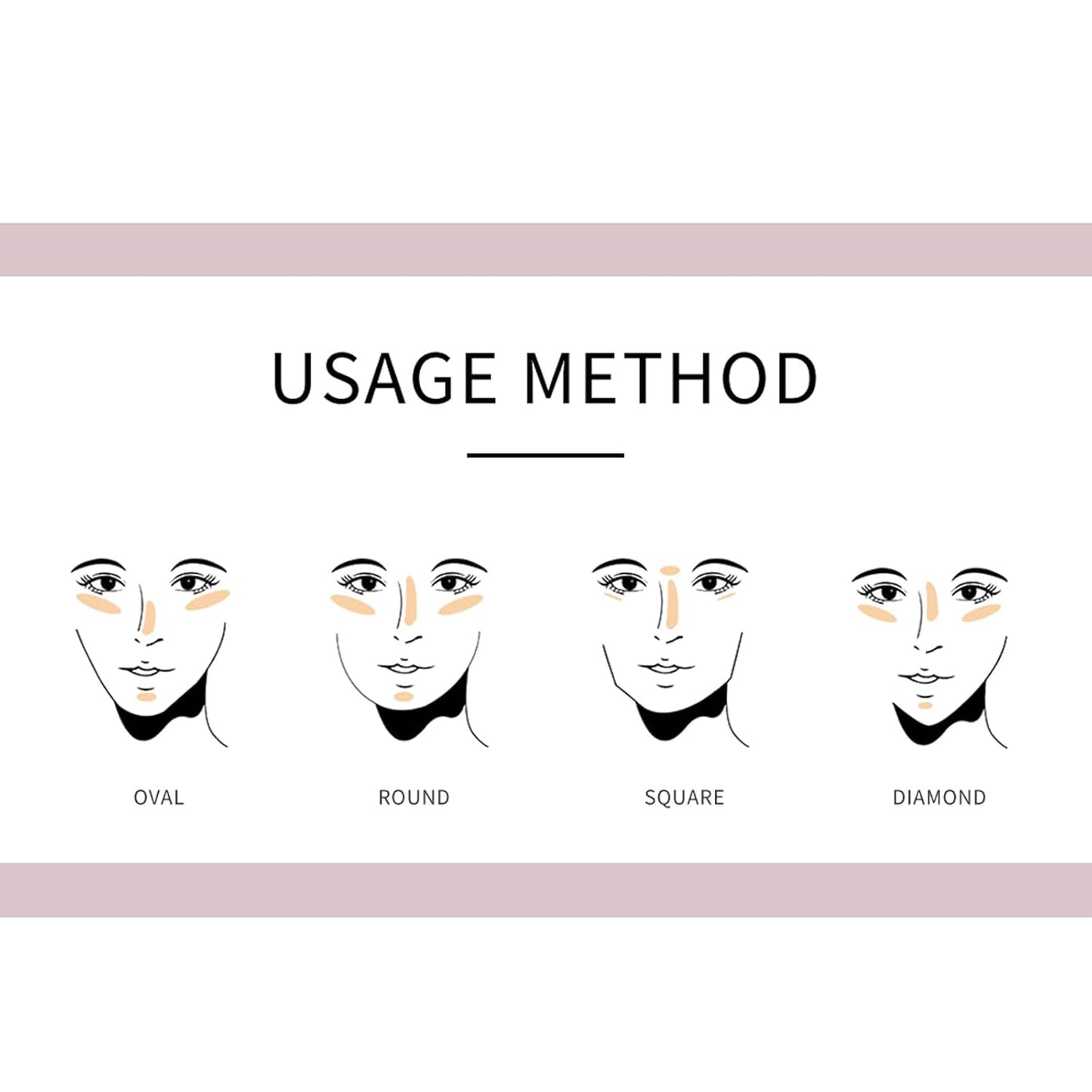 Face Highlighter Luminizers Highlighter powder Translucent Setting Powder High Definition Powder for All Skin Types and Skin Tones(N04)