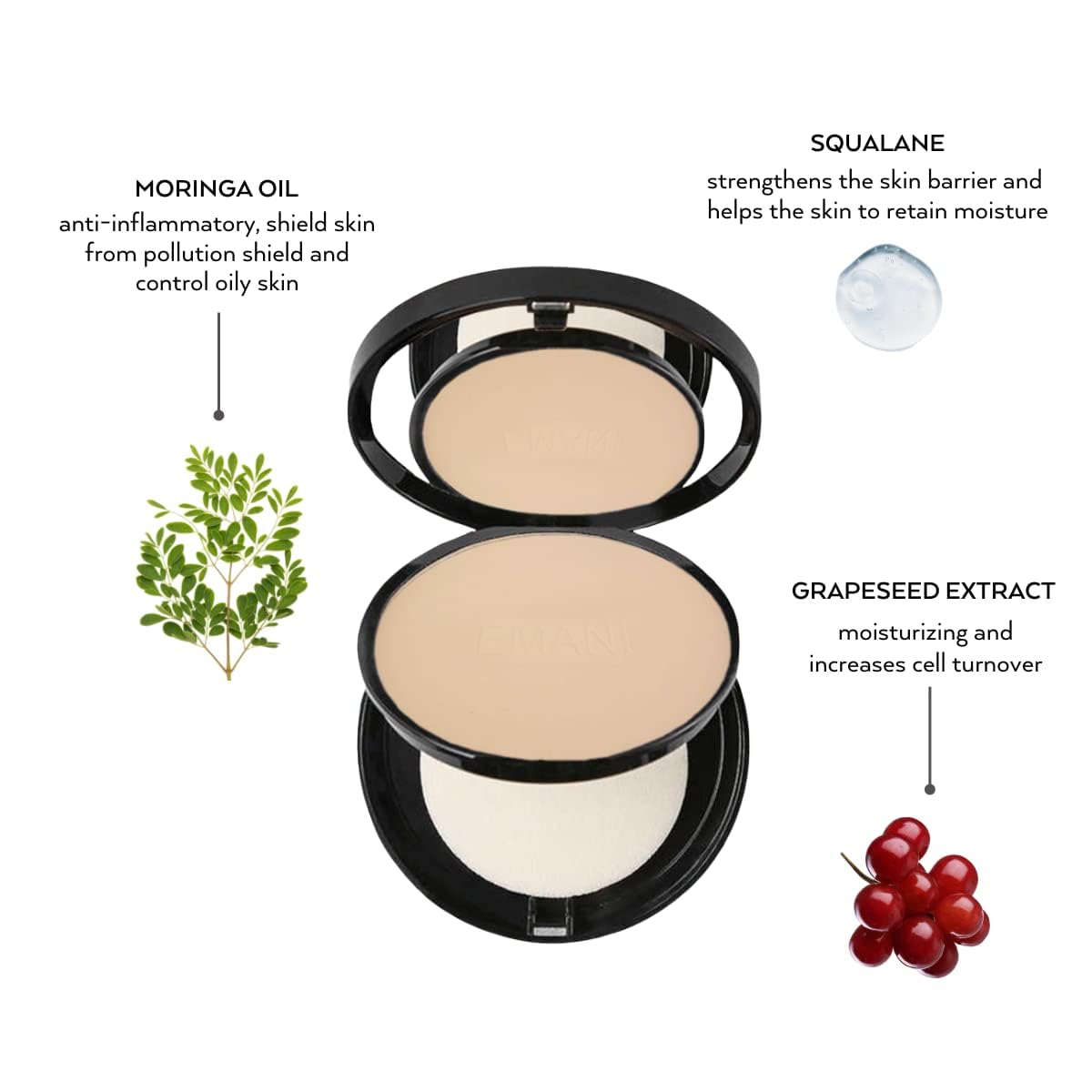 Emani Pressed Mineral Foundation - 290 Sand