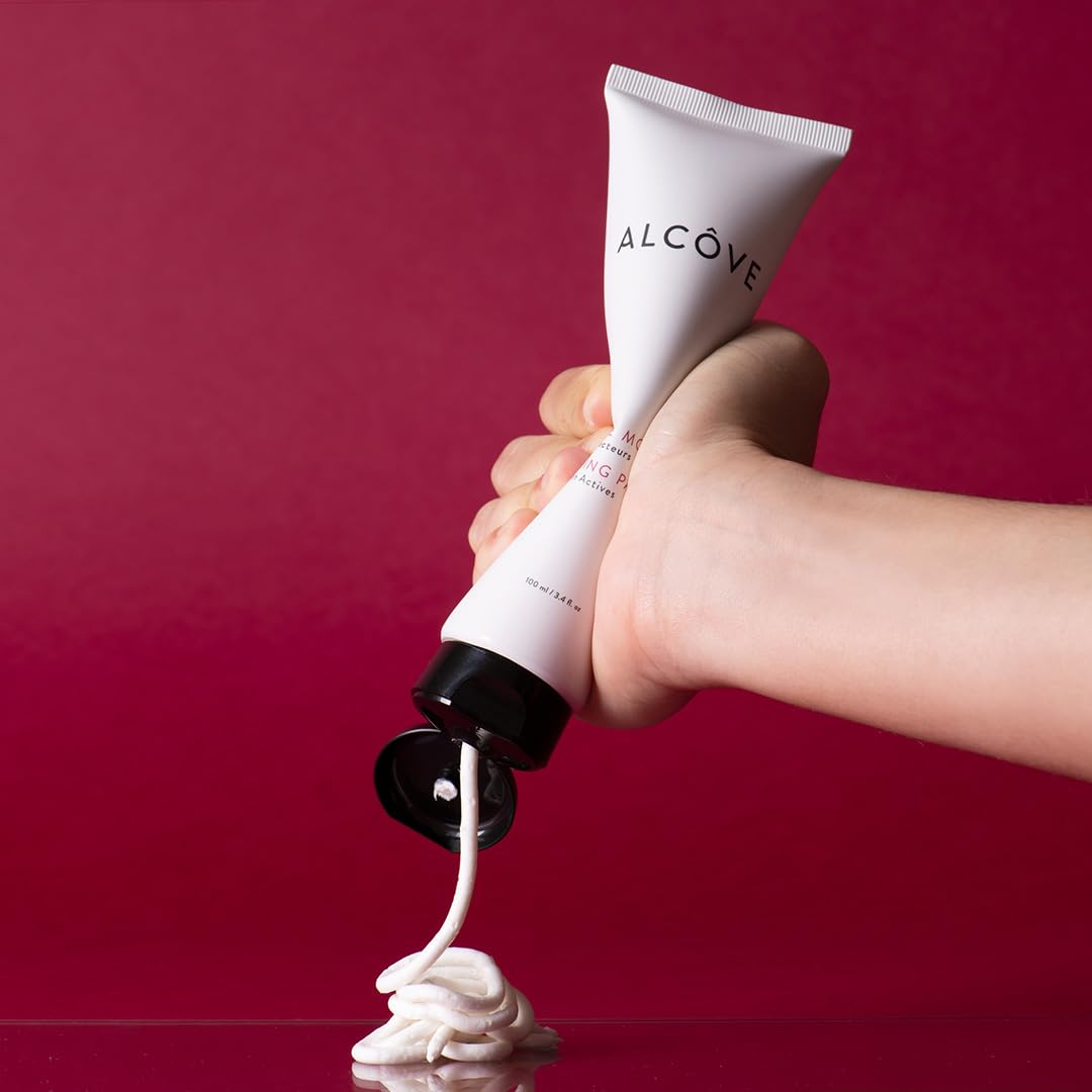 Alcôve - Molding Paste - all Hair Types - Matte - Flexible Control, Definition, and texture - Medium Hold - Long-lasting - Pomegranate Seed and Mango Extract - 3.4 oz