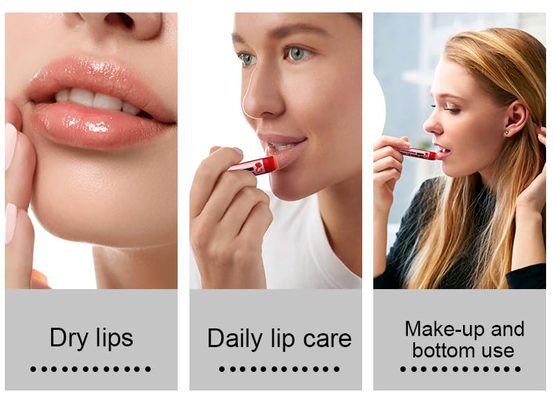 YOPELA 3 Pack SPF Lip Balm Bulk - SPF 30 SunGuard Lip Balm Sunscreen- Summer Protection for Lasting Hydration UV Defense Prevents and Soothes Dry, Chapped Lips Valentine's Gift-3 Delicious Flavors