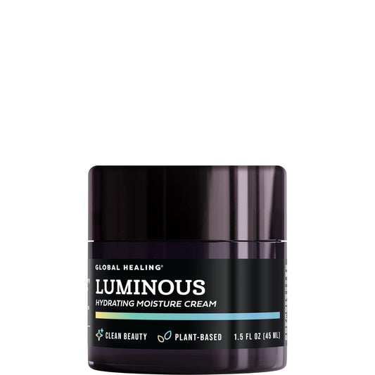 Global Healing Luminous - Premium Luxury Face Moisturizer Cream - Antioxidant Face Lotion For Women & Men To Hydrate, Nourish and Soothe Dry, Sensitive Skin To Soft Skin, Crema Para La Cara - 1.7 Oz