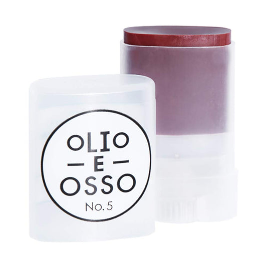 Olio E Osso - Natural Lip + Cheek Balm | Natural, Non-Toxic, Clean Beauty (No. 5 Currant, 0.35 oz | 10 g)