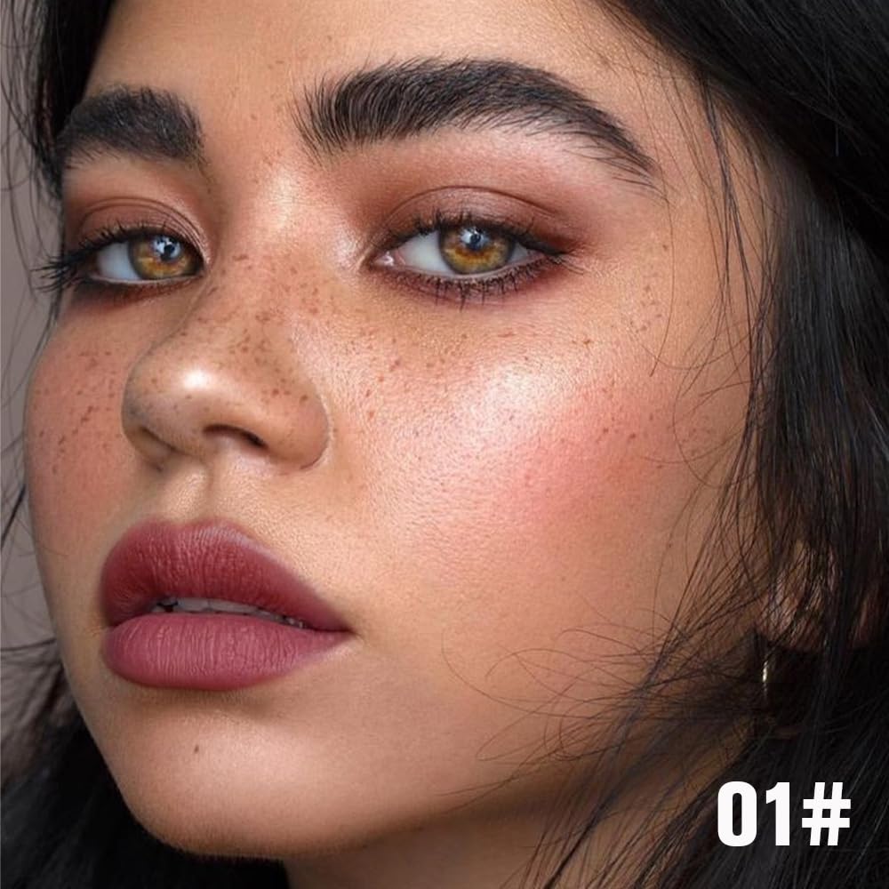 evpct Deep Mauve Red Peel Off Lip Stain Tints with Tweezer, Matte Liquid Lipstick Lip Stain Long Lasting Waterproof for Women, Non-stick Cup Lipstick Peel Off High Pigmented Smudge-proof Easy to Apply