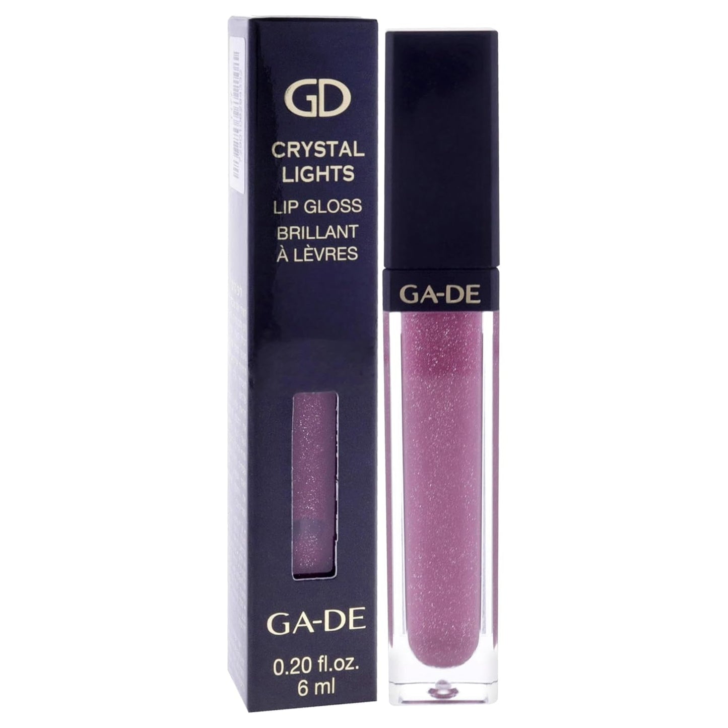 GA-DE Crystal Lights Lip Gloss, 516 - Enriched with Light-Reflecting Crystal Pearls - Smooth Silky, Rich Color - Moisturizes and Adds Shine - 0.2 oz