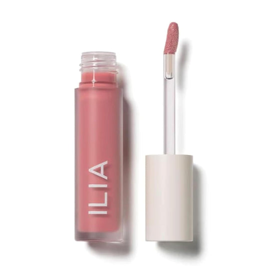 ILIA - Balmy Gloss Tinted Lip Oil | Smoothing Lip Color, Never Sticky | Hydrate, Plump + Moisturize with Hyaluronic Acid | Vegan, Cruelty + Gluten-Free (Petals, 0.14 fl oz | 4.3 ml)