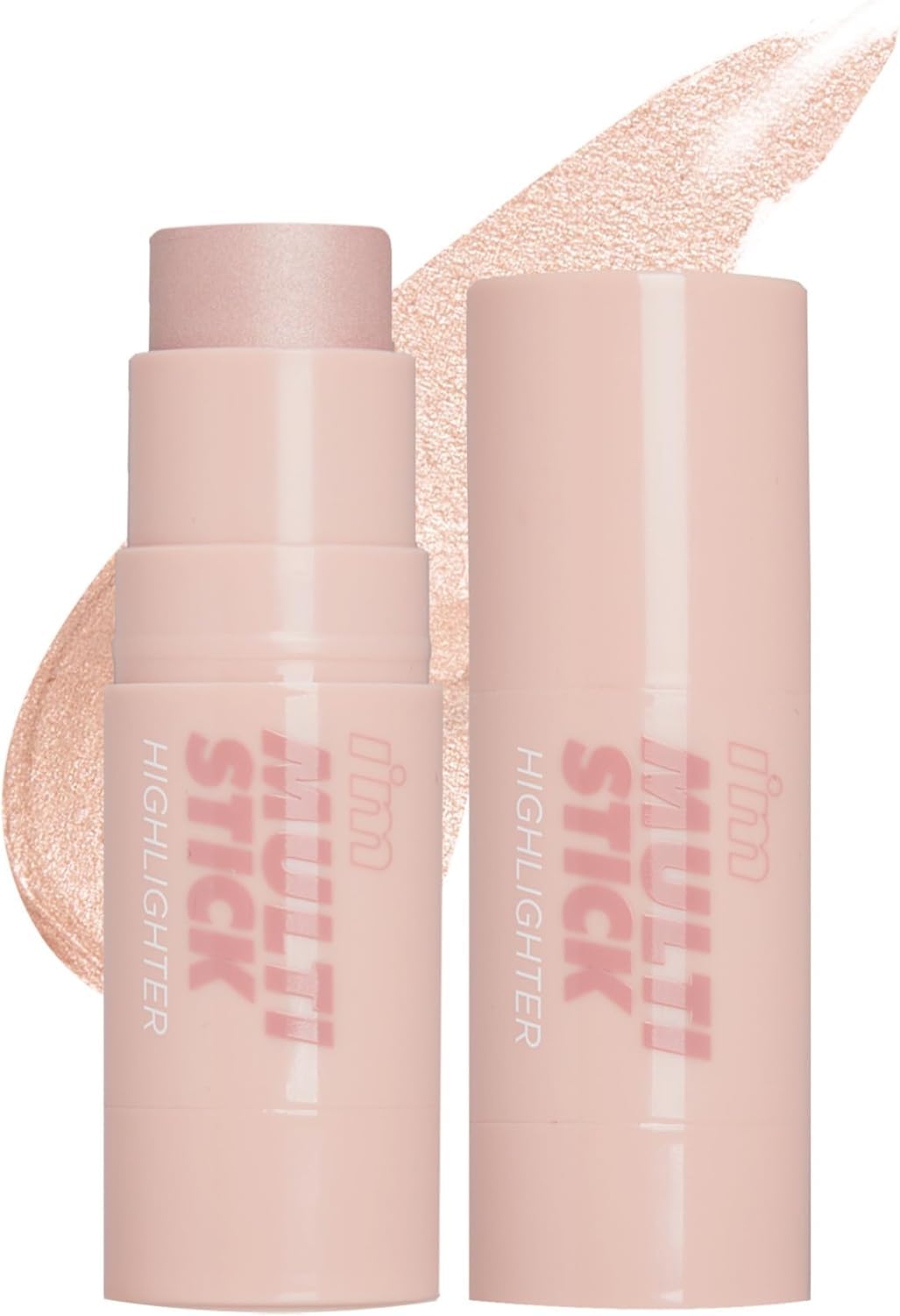 I'M MEME Highlighter - I'm Multi Stick 001 Champagne Gold | Easy Blending, Matte Finish, Suitable for Beginners, Lightweight Formula, Daily Use, Natural Blur Effect, 0.24 Oz