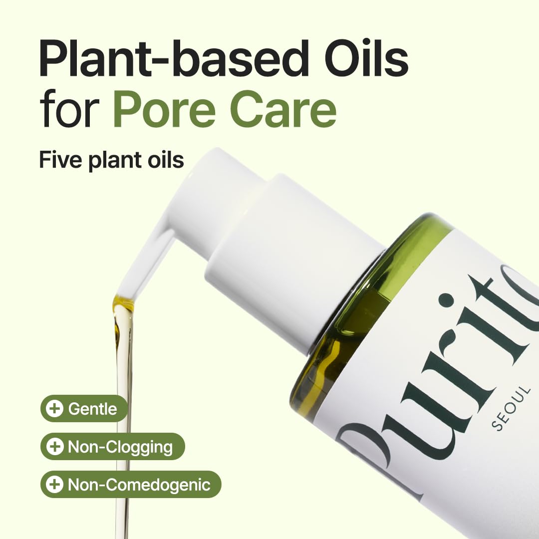 PURITO From Green Cleansing Oil Set(Original+Refill), Fragrance-Free, Gentle Vegan Oil Cleanser for Face & Eyes, for Sunscreen & Waterproof Makeup, Cruelty-Free Korean Skin Care 13.52 fl.oz / 400ml