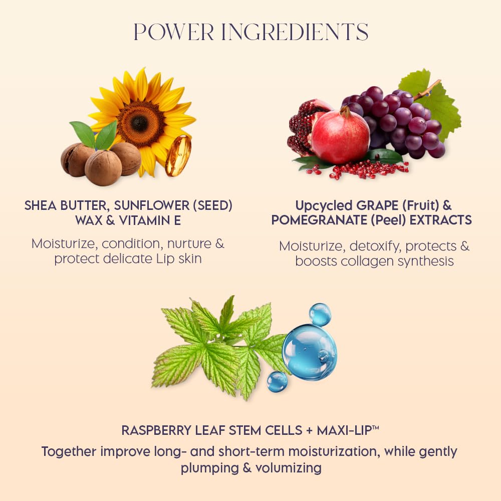 ieró Beauty 3-in-1 Moisturizing Vegan Tinted Lip Balm: Hydrating, Soothing Lip Serum + Plumping Balm + pH Reactive Tint | Shea Butter & Vitamin E | Antioxidant-rich Long Lasting Lip Care Paraben Free