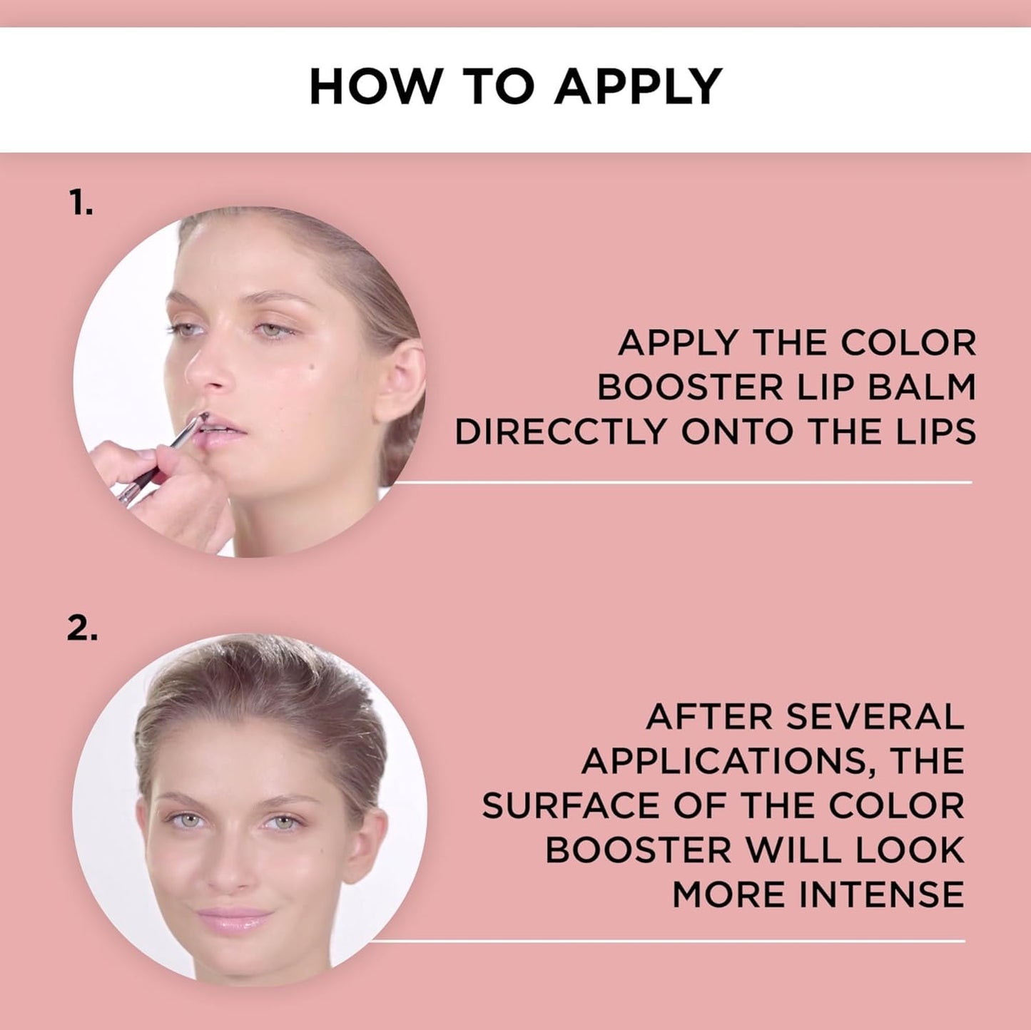 ARTDECO Color Booster Lip Balm in coral - nourishing lip balm with color-adapting pigments - lip plumper with spearmint flavor - prevents dryness & chapping - lip care with kernel oil - 0.1 Oz