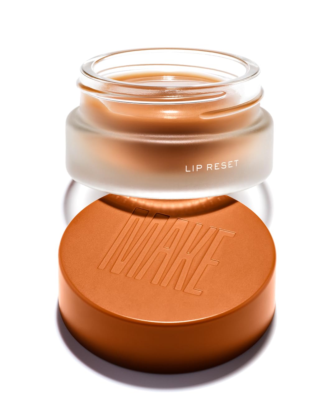 MAKE Beauty Lip Reset Overnight Lip Mask. Nourishing, Hydrating Lip Treatment for Dry, Flaky Lips. Plumps, Softens, and Smooths. Celestial Caramel Flavor