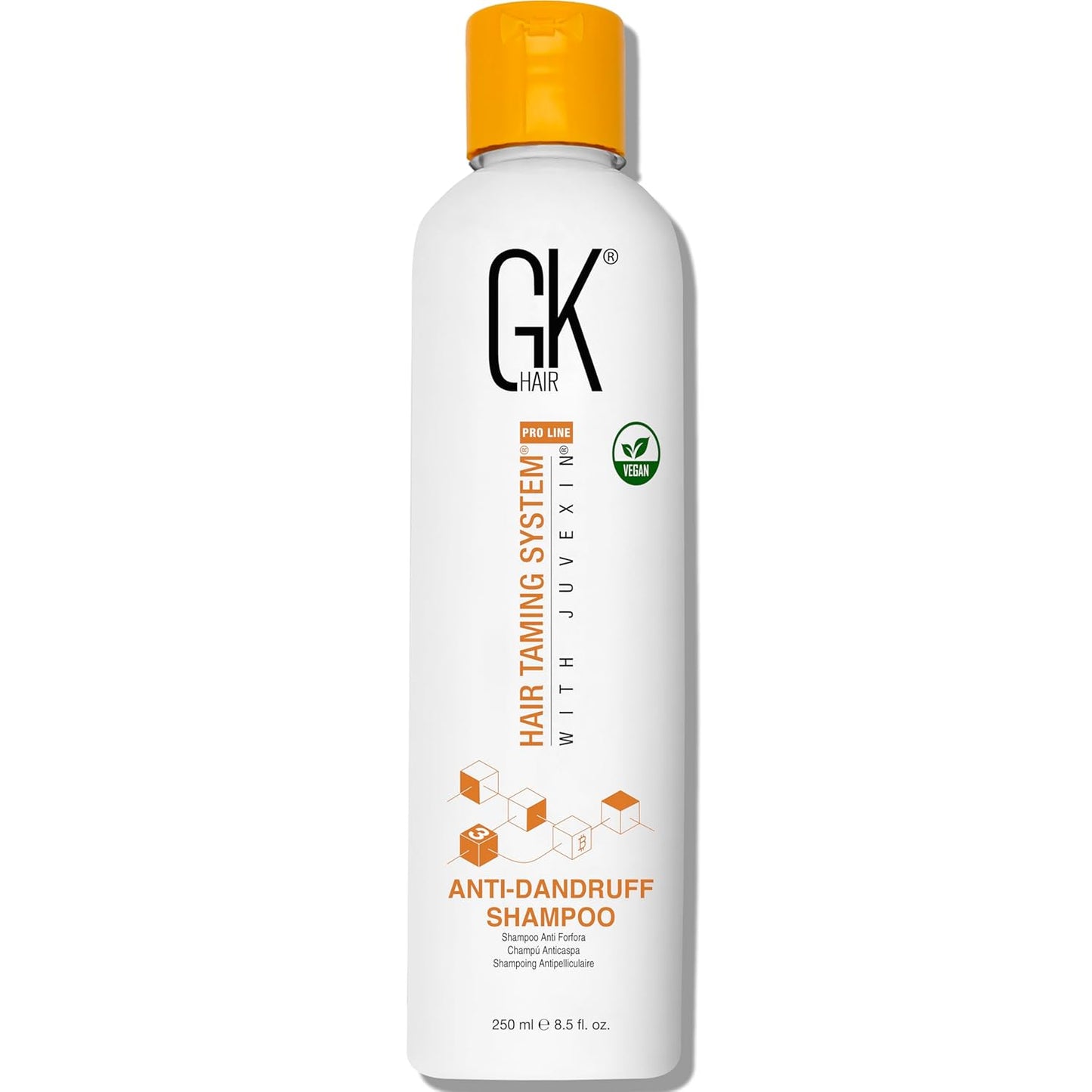 GK HAIR Anti-Dandruff Shampoo Feel the Relief as Itching and Flakes Fade Away, Leaving Your Scalp Refreshed and Hair Soft, Smooth, and Full of Life – Sulfate-Free, 8.5 Fl Oz