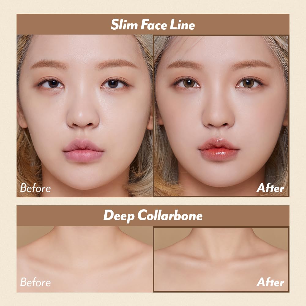 I'm Meme Palette - Afternoon Tea Contour | Frozen Choco, Bronzer Palette for Face & Cheeks, Matte Powder Bronzer, Natural Makeup, Buildable Coverage, Light to Medium, For Cool Tone Skin, 0.4oz