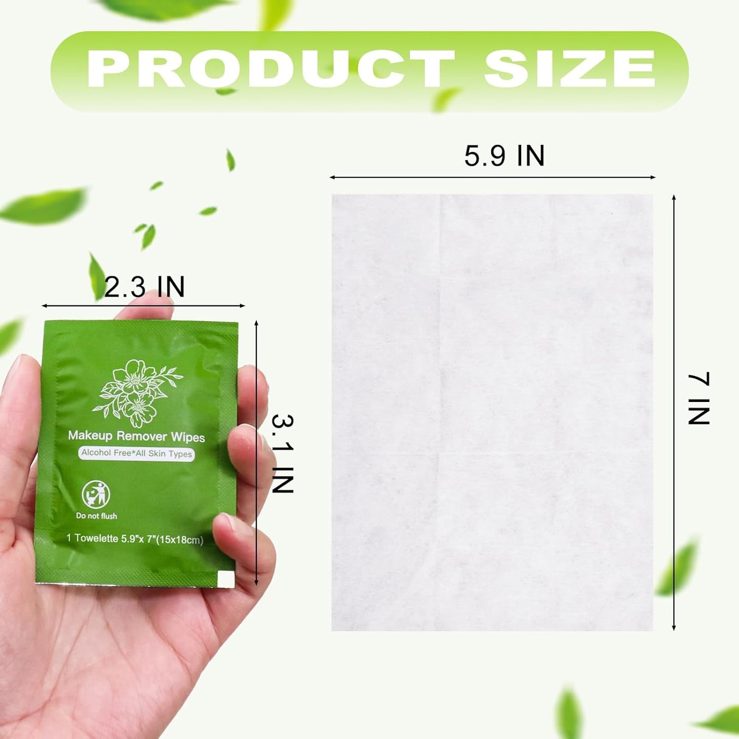 Makeup Remover Wipes Bulk Individually Wrapped,Travel Makeup Wipes Individual Makeup Remover Wipes Bulk Gentle Cleansing Makeup Remover Wipes for Face Cleansing Mascara Lipstick Travel Hotel (200)