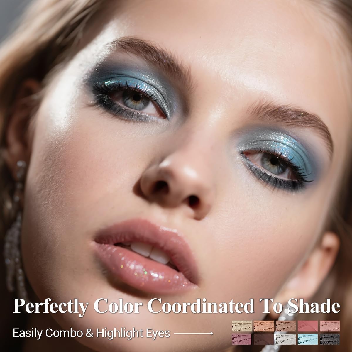 10PCS Neutral Eyeshadow Stick Makeup Set, Matte Cream Eye Shadow Eyeliner Brightener Pencil Crayon - J1 Mint Chocolate