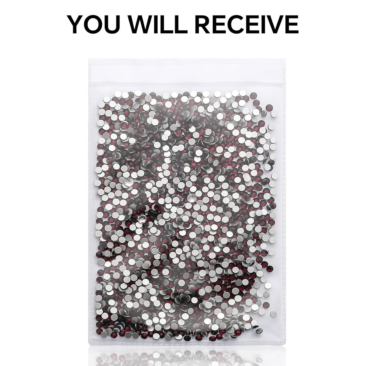 1440Pcs Amethyst Crystal Rhinestones,Glass Flatback Rhinestones Mini Gemstones for Nail Face Makeup Art Crafts Clothes Decoration -(SS6,2.0mm,Amethyst)