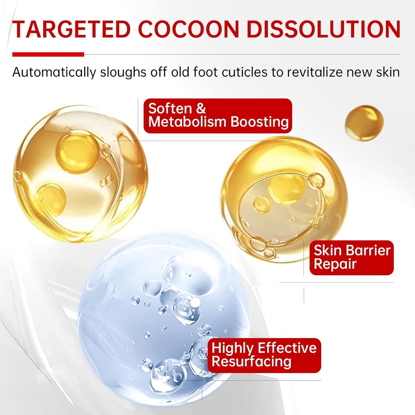 7 Pack Foot Peeling Mask, Hydrating Exfoliating Foot Mask for Dry Cracked Feet, Callus Remover & Cracked Heel Repair & Foot Care