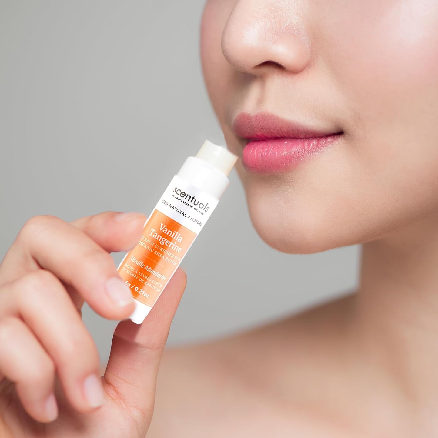 Lip Balm Vanilla Tangerine Set of 3, Made with Shea Butter, Cocoa Butter, Avocado & Jojoba oil, Beeswax, Vitamin E and Essential oil, Moisturizing Lip Care, Cruelty Free Hydration, Natural (3 Pack)