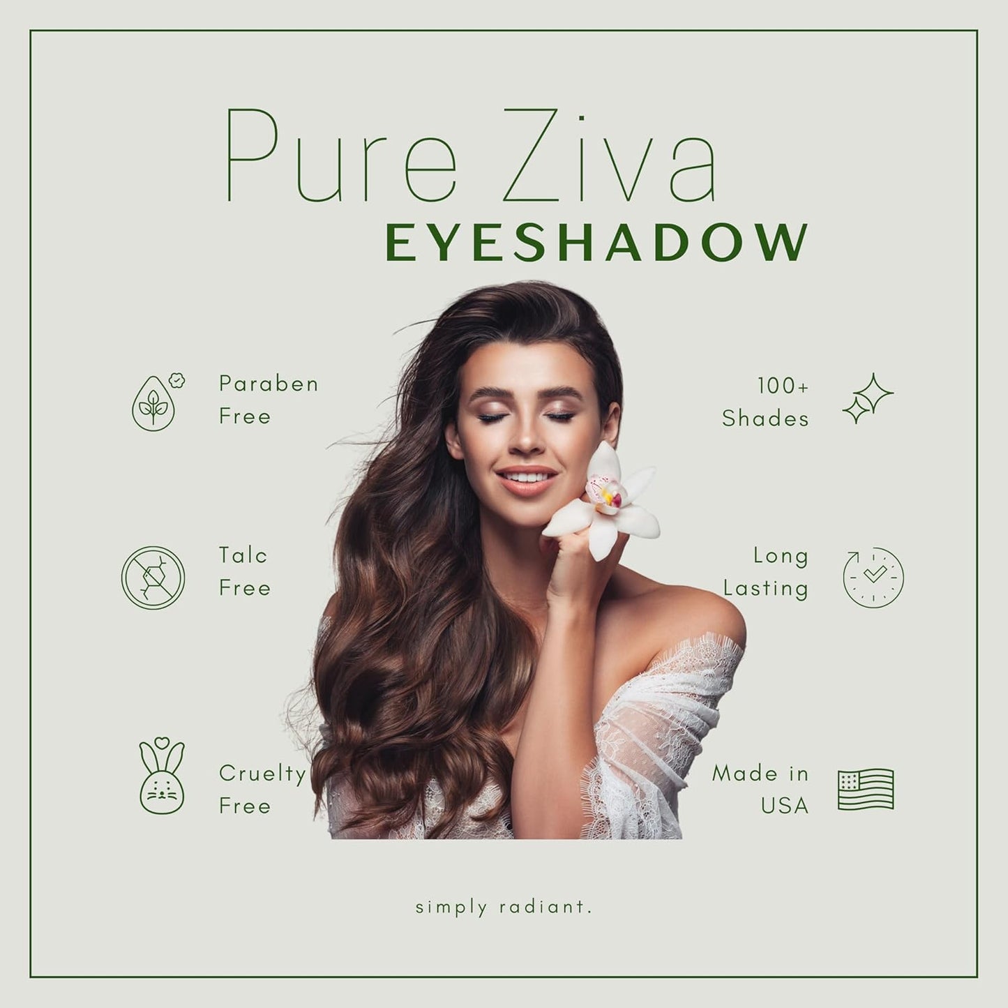 Gilded Frosted Nude Bronze Beige Gold Shimmer Pressed Powder Single Vegan Eyeshadow; Talc, Paraben & Cruelty Free