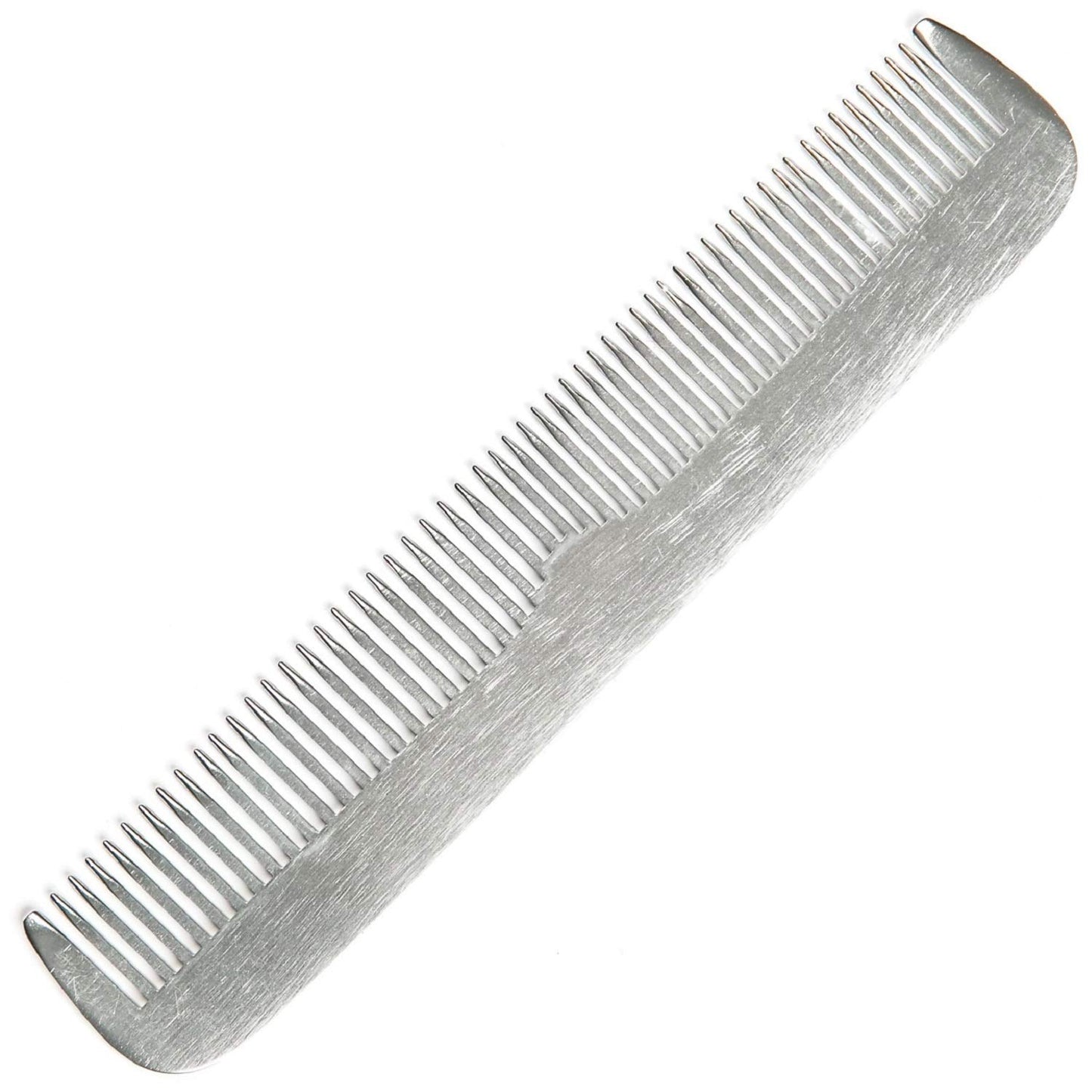 Fendrihan Sturdy Metal Fine Tooth Barber Grooming Comb (6.7 Inches)