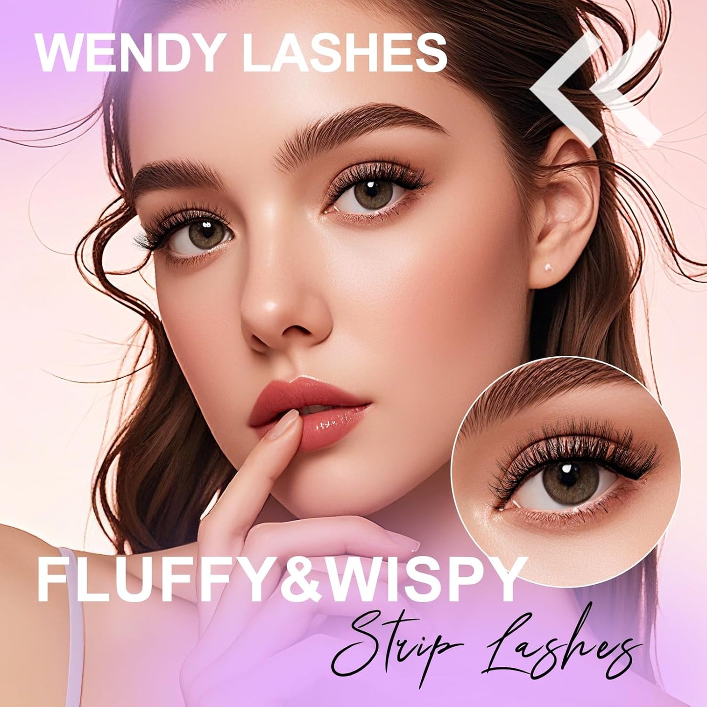 DIY Strip Lash for Using at Home: 10 Pairs, Natural Look, Fluffy, Manga, Wispy, Waterproof, Anime, Cat Eye, D Curl, XH03