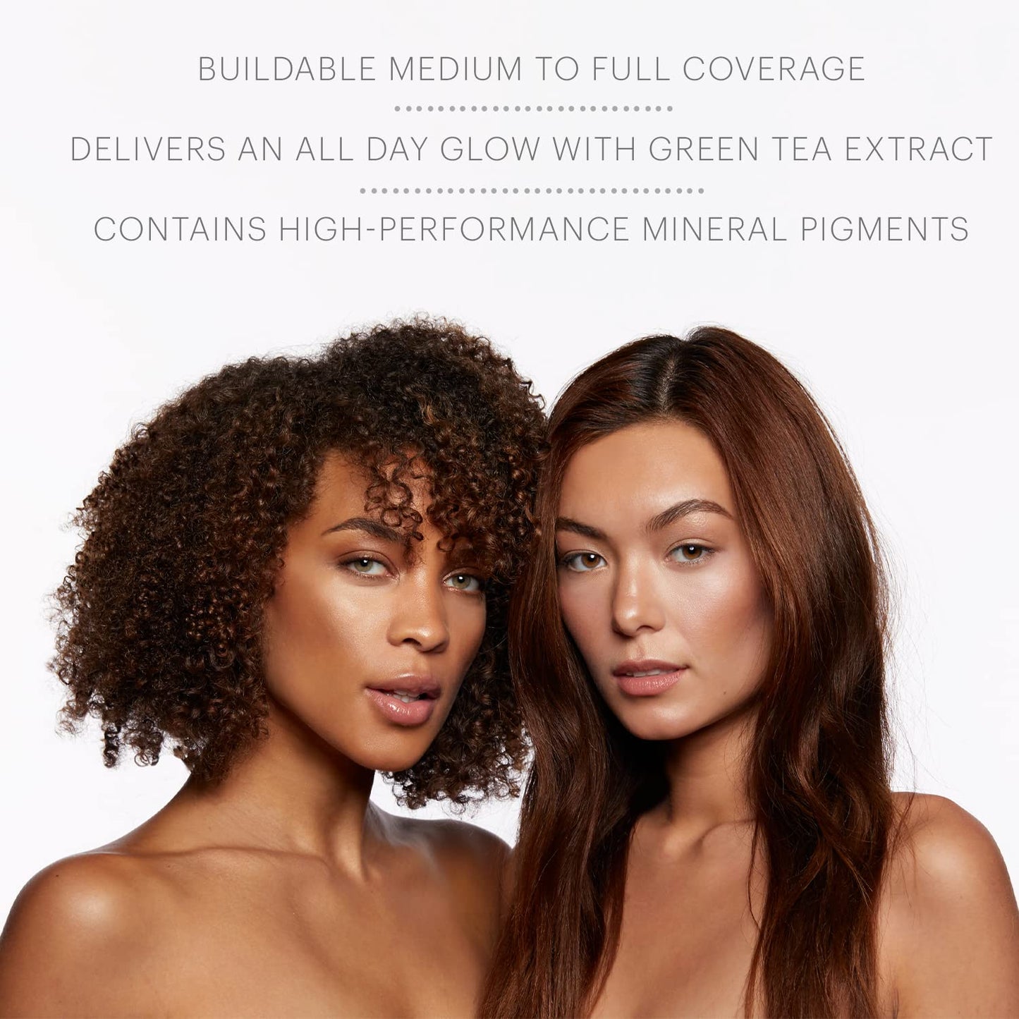 Glo Skin Beauty Satin Cream Foundation Makeup for Face, Beige Medium - Full Coverage, Semi Matte Finish, Conceal Blemishes & Even Skin Tone