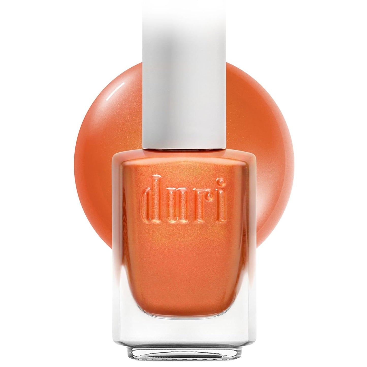 duri Nail Polish, 105S, That Summer Feeling, Shimmer Pastel Orange, 0.45 Fl Oz