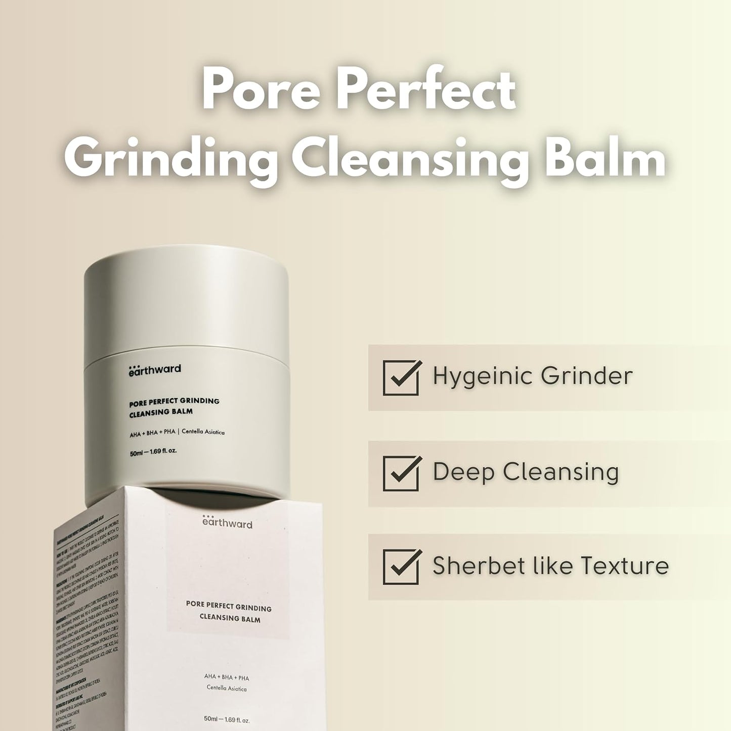 Pore Perfect Grinding Cleansing Balm | TWIN PACK | Hygienic Grinding Dispenser | Centella Asiatica | Salicylic acid | 1.69 fl. oz.