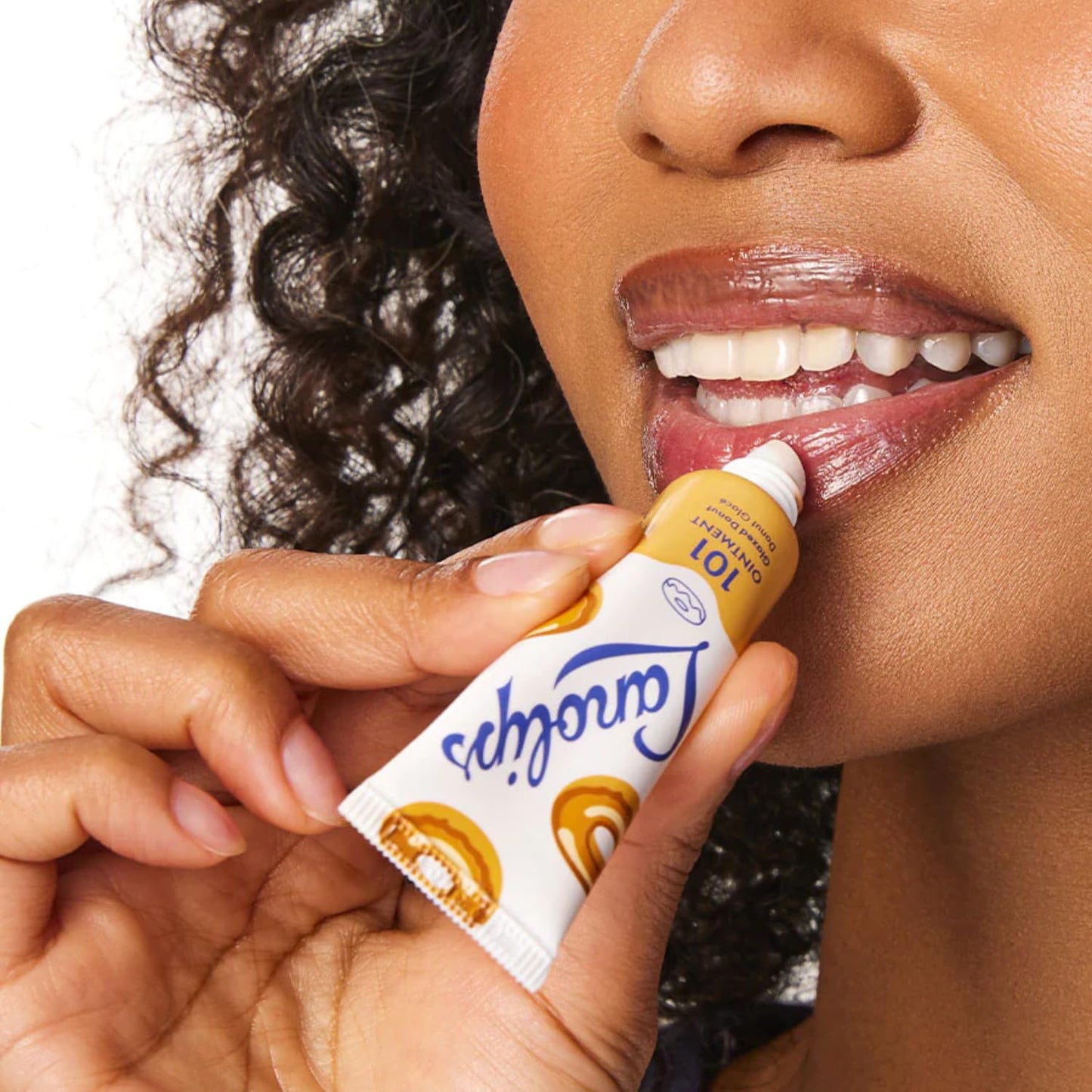 Lanolips 101 Ointment - Lanolin Lip Balm for Smooth, Hydrated & Healthy Lips - Multipurpose Lip Ointment with Lanolin Oil for Dry Lips, Cuticles & More - Glazed Donut (0.52 oz)