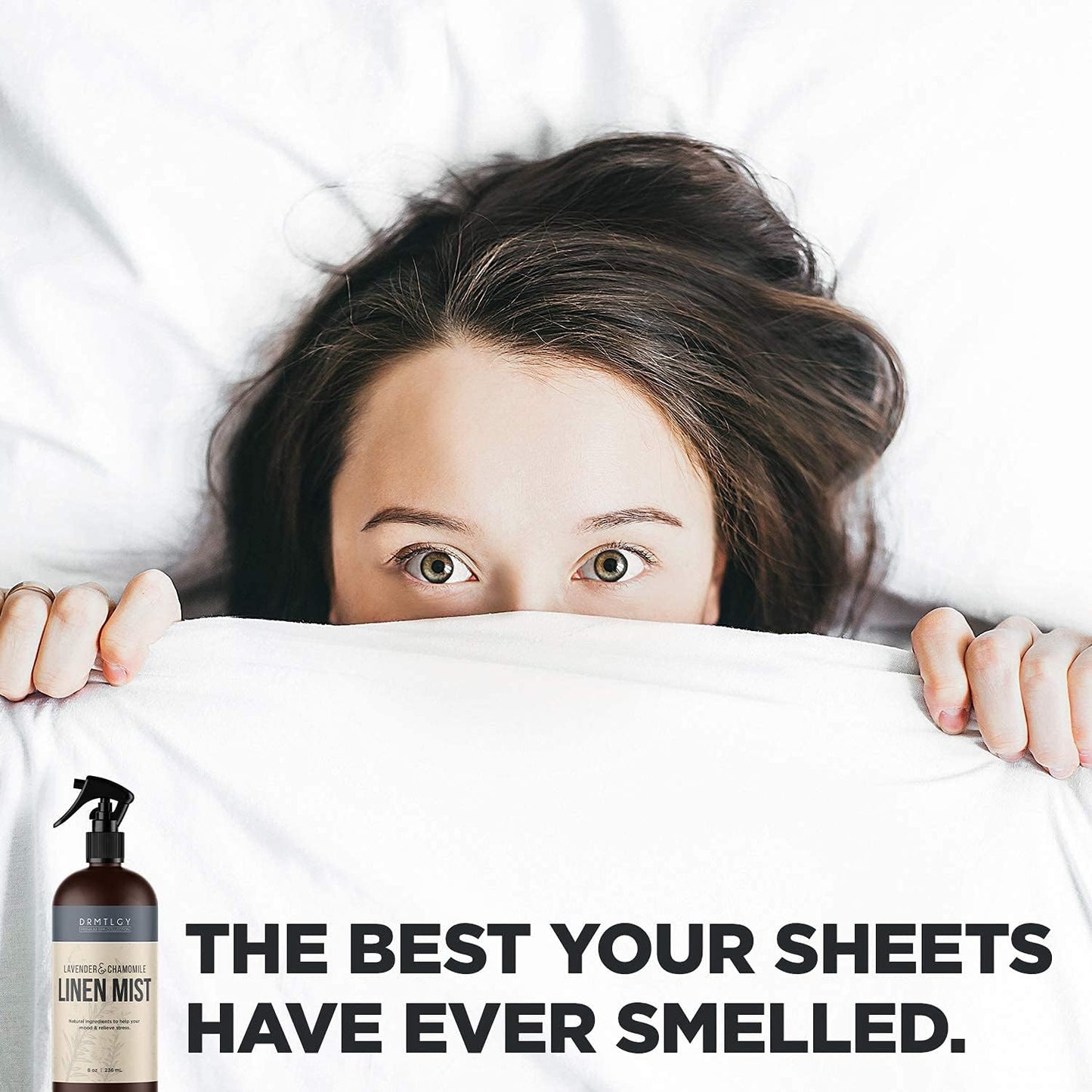 DRMTLGY Natural Green Tea Linen and Room Spray. Pure Essential Oils for a Pillow Spray, Linen Mist, and Fabric Spray. Aromatherapy Spray for Relaxation and Sleep, 8 oz