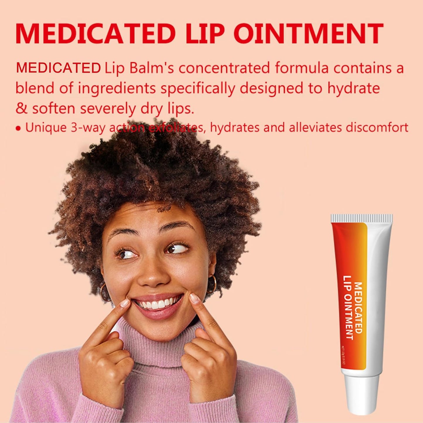 Lip Repair Ointment - Intense Therapy and Moisturizing Lip Balm,Lip Balm Sunscreen, Chapped Lips, Lip Moisturizer for Dry Lips, Seals in Moisture, Easy Glide Formula for Full Coverage