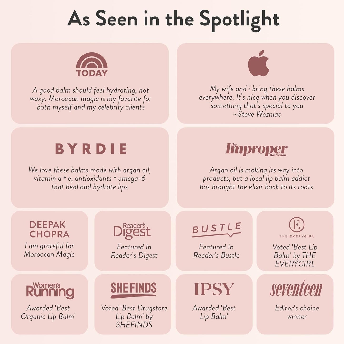 Moroccan Magic Organic Peppermint Eucalyptus Lip Balm 3 Pack | Ultra-Hydrating Argan & Essential Oil Lip Moisturizer + Vitamin E | Natural Mint Chapstick for Dry Lips | Non-Toxic | Organic Lip Balm