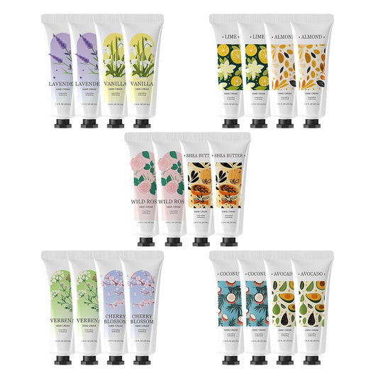 Green Canyon Spa 20 Pack Hand Lotion, Mini Hand Cream, Travel Size Lotion for Women, Teacher Gifts, Bridesmaid Gifts and Bachelorette Party Favors.