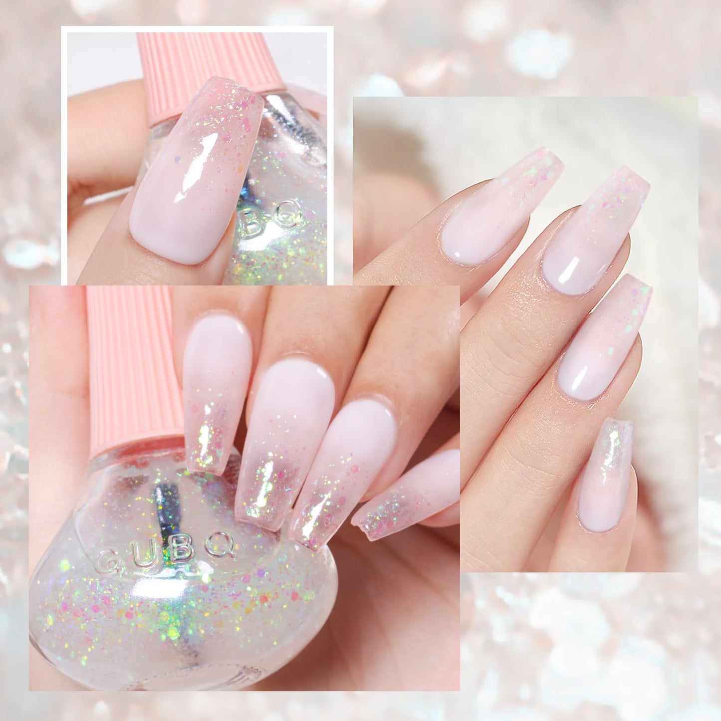 Major Dijit Quick Dry Nail Polish Clear Colorful Summer Nail Lacquer for Nail Art Cruelty-Free Regular Nail Polish 0.41 fl oz.