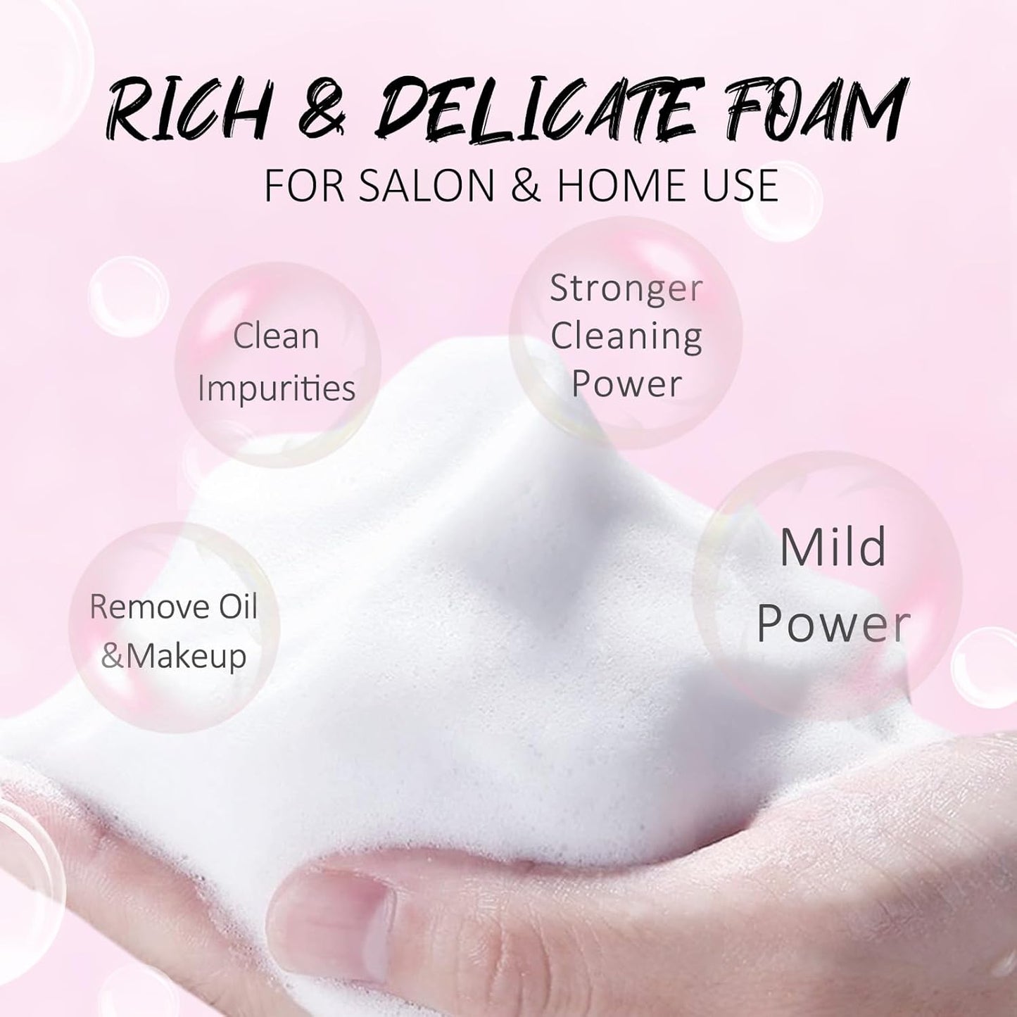 EMEDA Lash Shampoo Kit 2.02 fl oz Lash Cleaning Kit with Rechargeable Fan Dryer/Brush/Rinse Bottle, Oil-free Cleanser Wash for Extensions & Clusters & Natural Lashes, Cleaner for Eyelash Care(Blue)