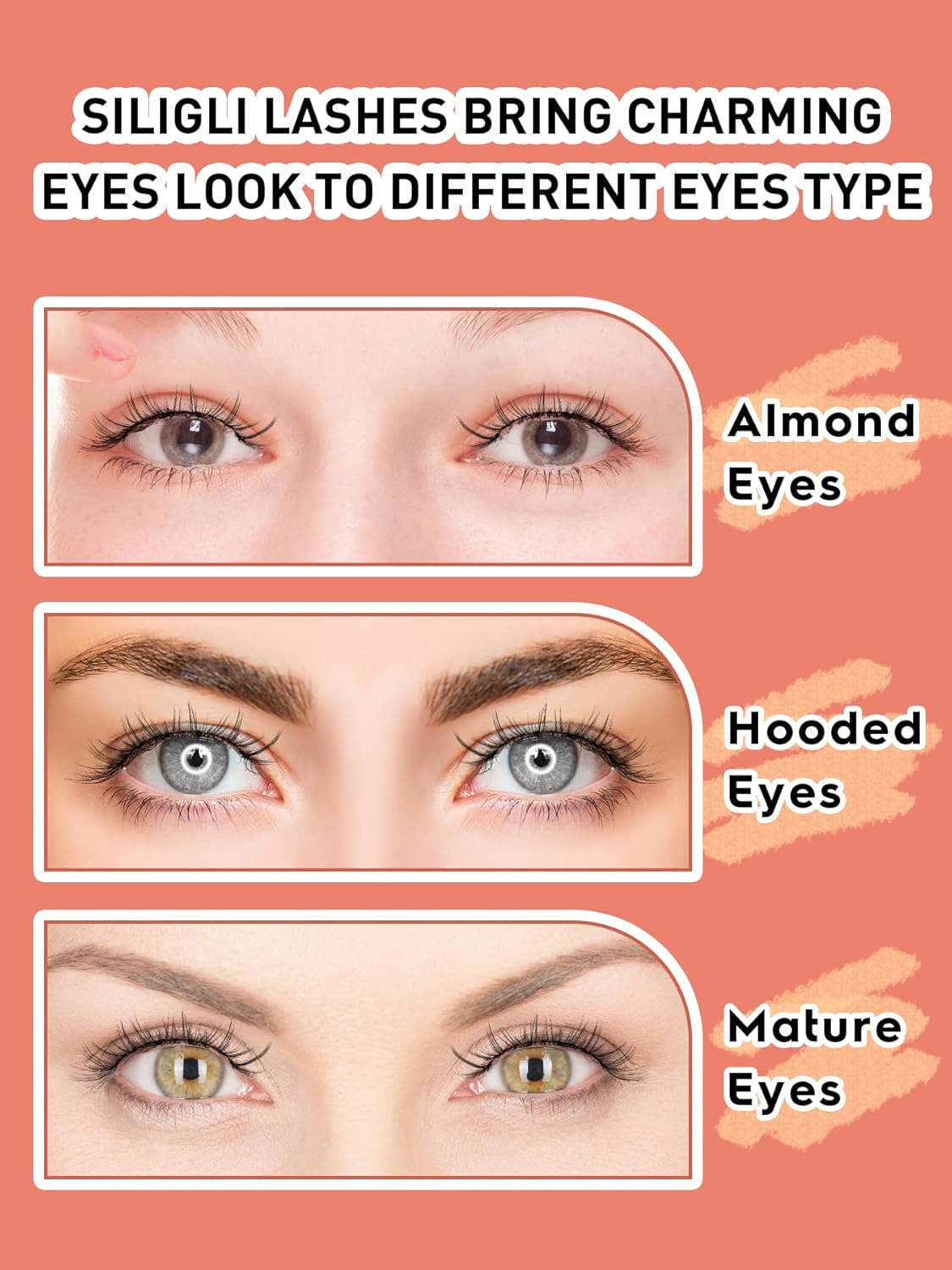 False Eyelashes Natural Lashes Wispy 10mm Short Eyelashes Natural Anime Lashes Thin Band Strip Eyelashes Curly False Eye Lashes Pack 7 Pair Siligli Lashes That Looks Like Extensions