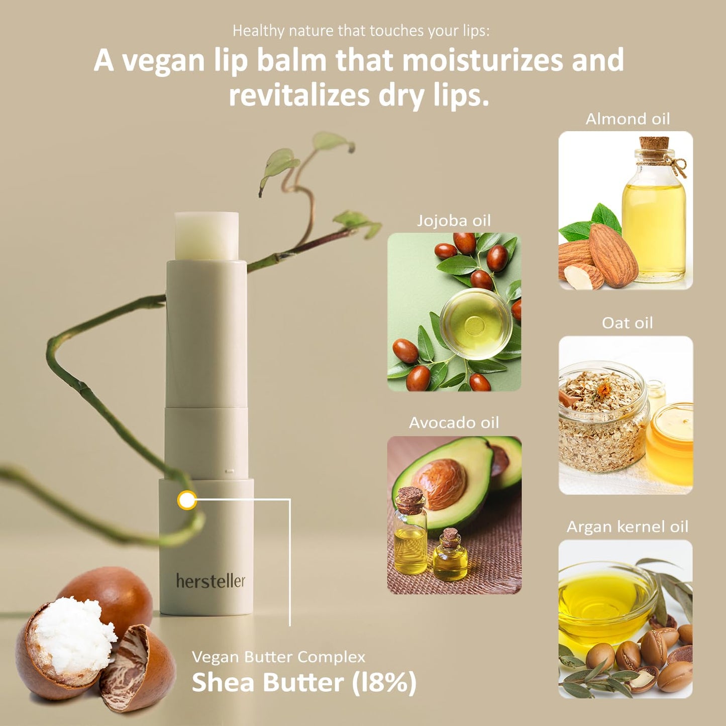 hersteller Nearby Recharging Lip Balm Vegan Butter Complex Intensive Moisturizing Treatment for Dry Lips and Cheek Natural Healthy Colors Fuchsia