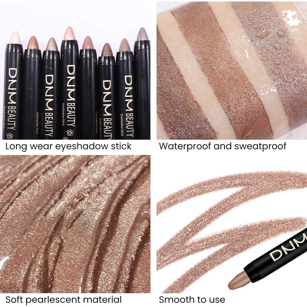 evpct 2Pcs Cream Eyeshadow Sticks Set for Eyes Waterproof, Bronze Shimmer Matte Eye shadow Stick Pencil Pen Bulk sombras en crema para ojos 20+20