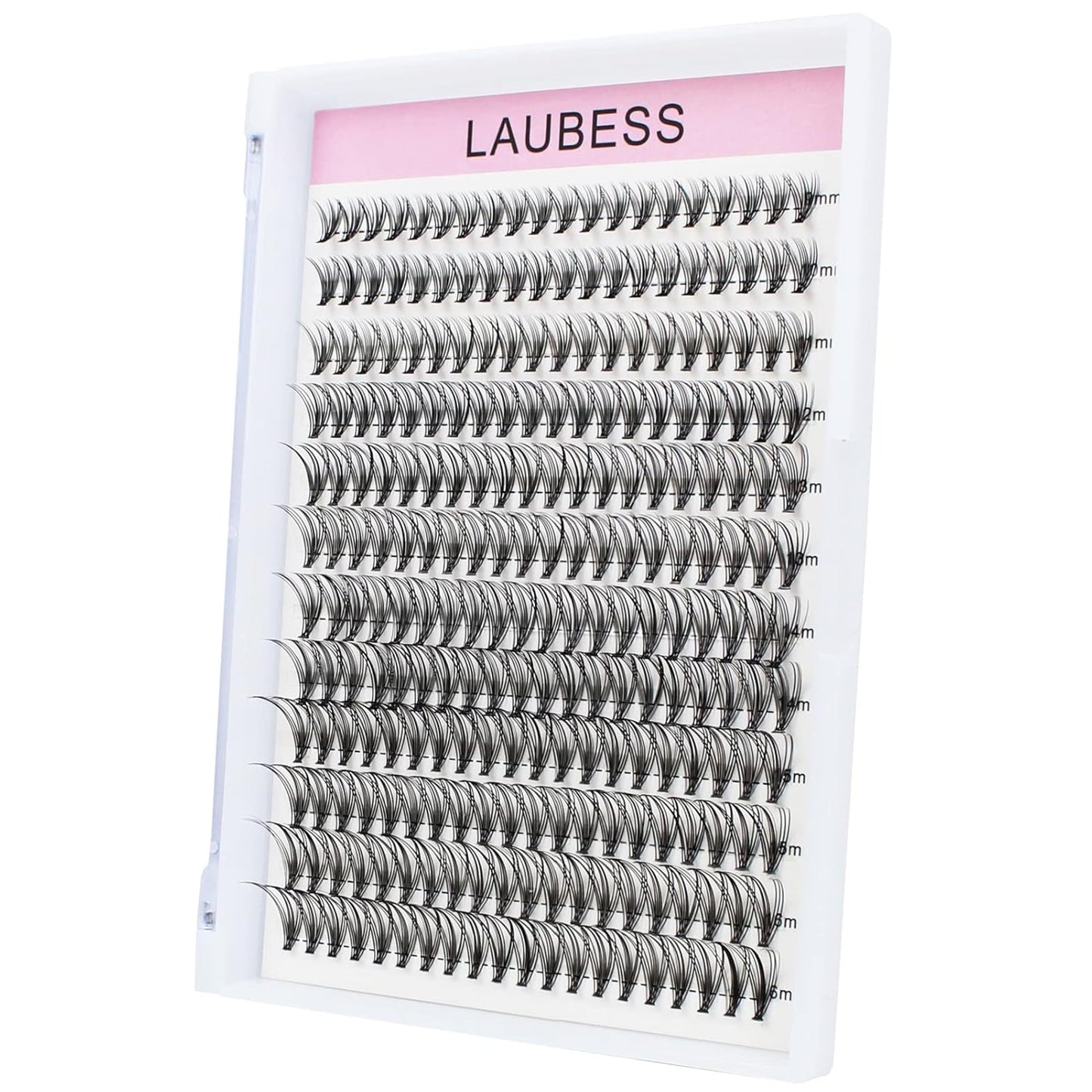 Eyelash Clusters LAUBESS Lash Clusters Individual Lashes Cluster Eyelash Extensions DIY at Home Waterproof Cluster Lashes (20D-0.07C-9-16)