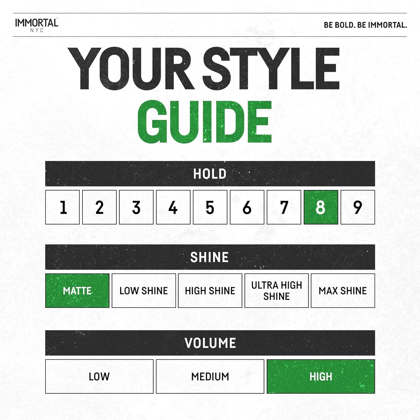 Immortal NYC Matte Look Hair Wax, 1, Provides strong hold, matte finish, natural look, extra volume, all-day control, and washes out easily.